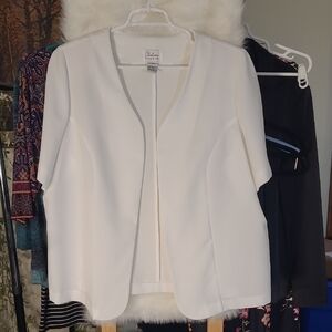 Fitted White Jacket